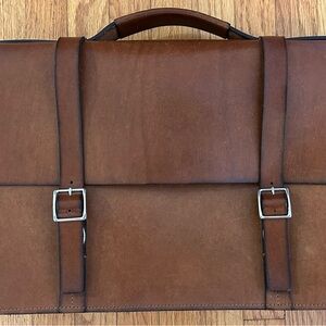 The Basader Messer Leather Briefcase